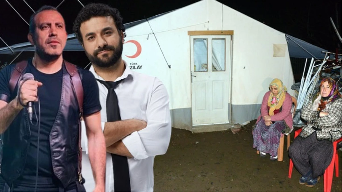  Haluk Levent ve Hasan Can Kaya, çadırda kalan şehit ailesine ev alacak