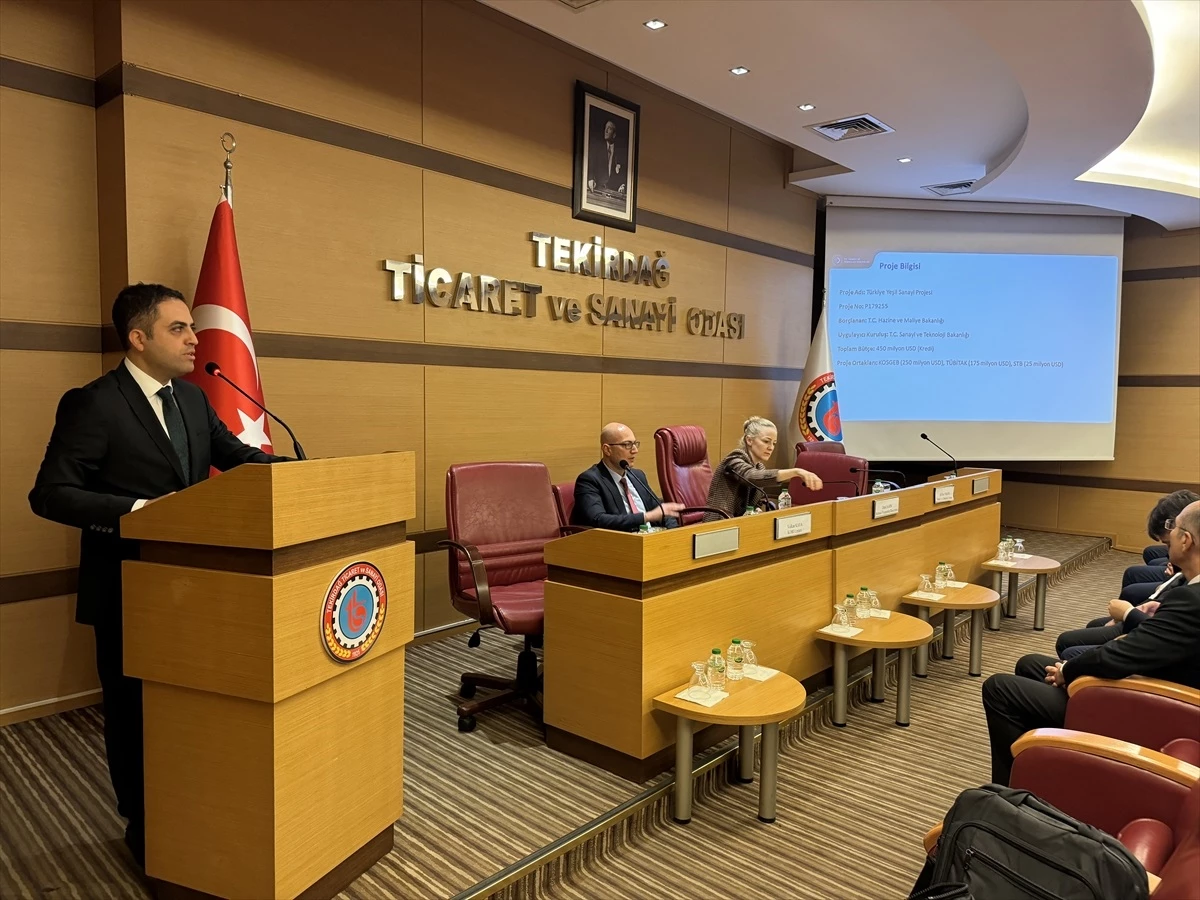 Tekirdağ\'da Türkiye Yeşil Sanayi Projesi bilgilendirme toplantısı düzenlendi
