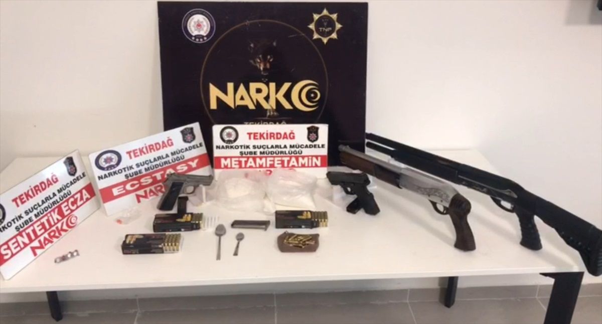 Tekirdağ\'da evde uyuşturucu bulundu, 2 zanlı tutuklandı