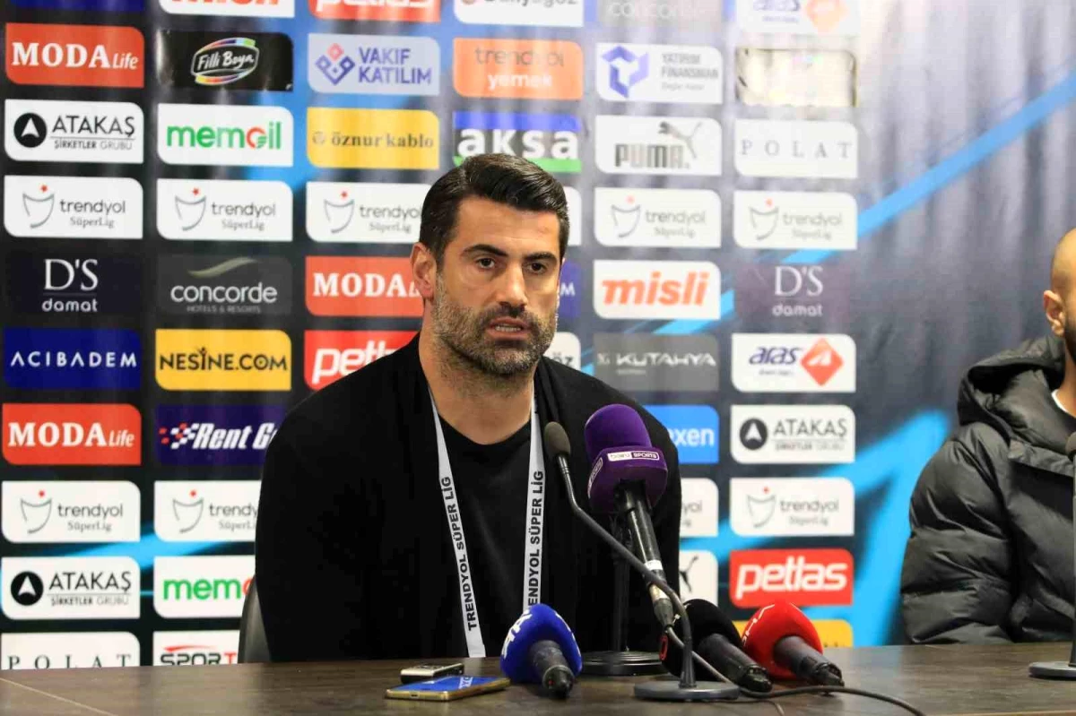 Hatayspor Teknik Direktörü Volkan Demirel: \'Beraberlik serimize bir maç daha ekledik\'