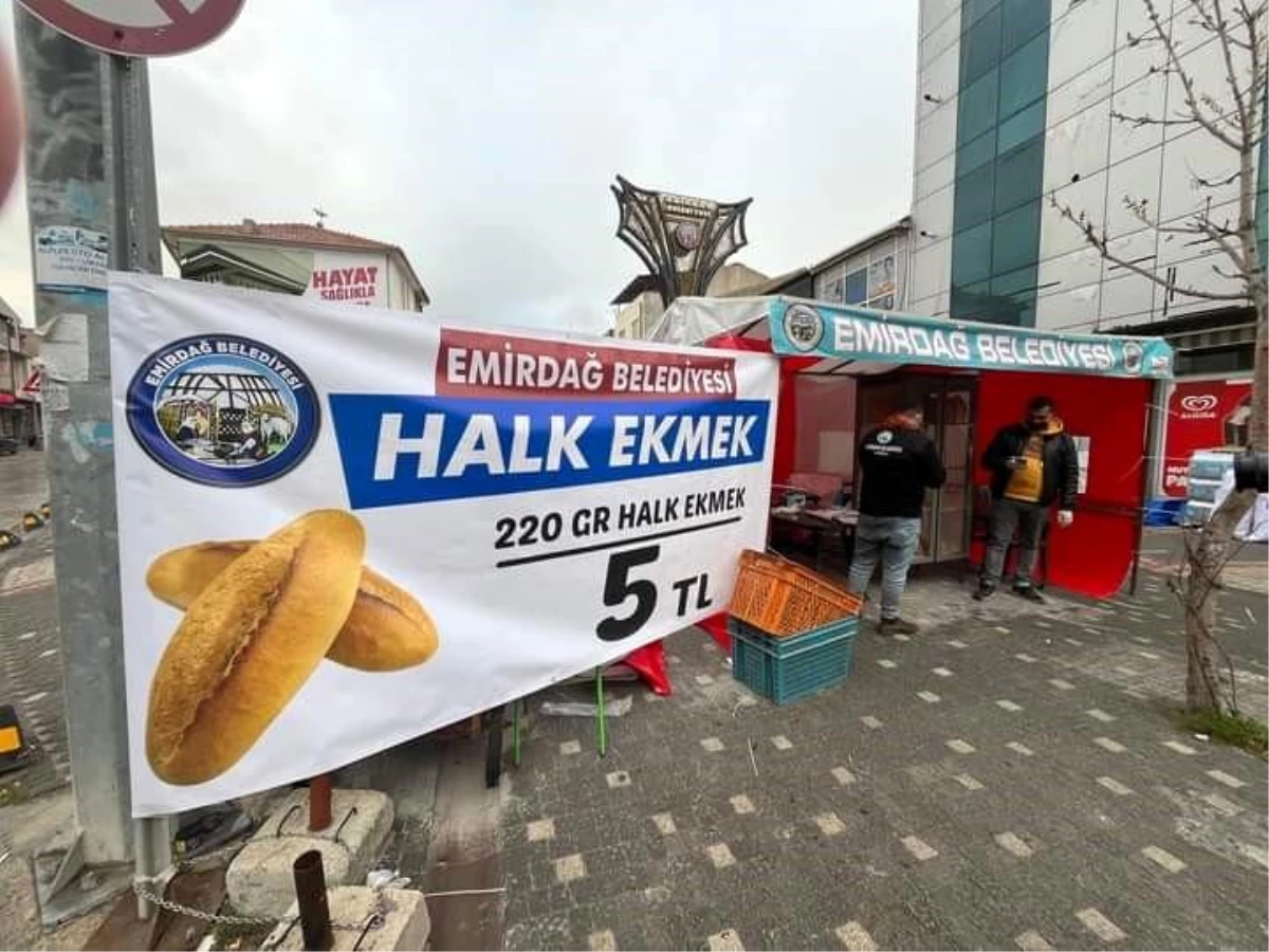 Emirdağ Belediyesi Ekmeği 5 TL\'den Satmaya Başladı