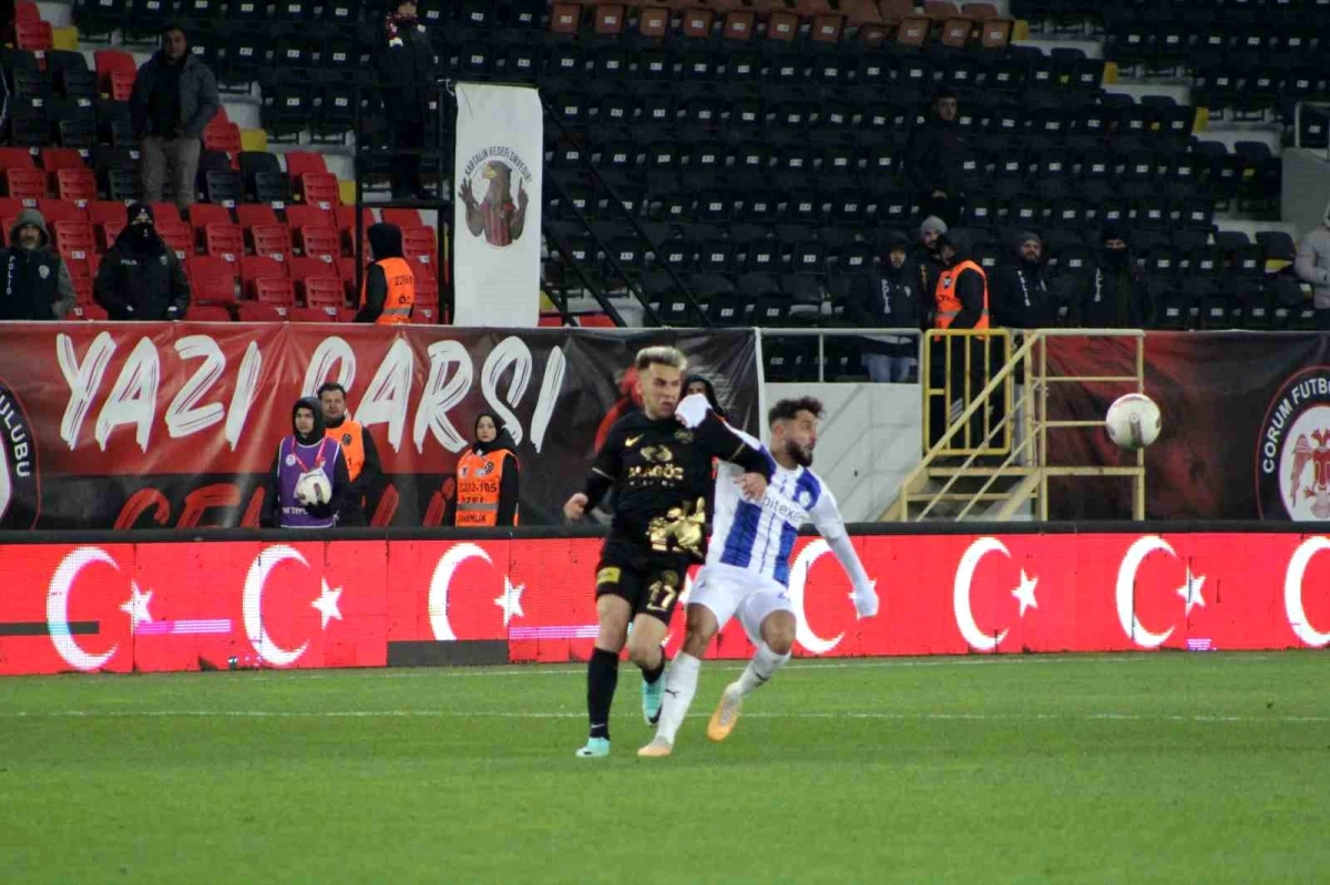 Çorum FK, Tuzlaspor\'u 2-1 mağlup etti