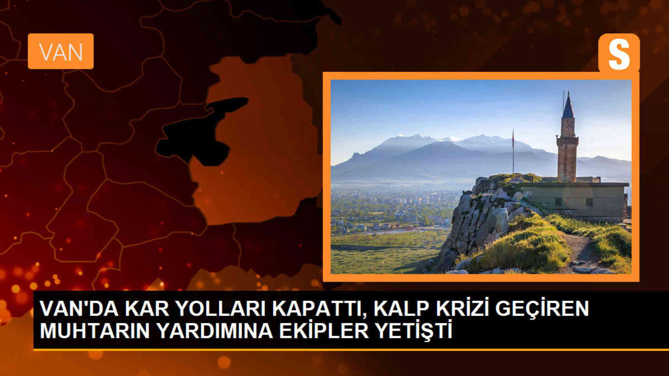 Karla Kaplı Yolda Kalp Krizi Geçiren Muhtar Kurtarıldı