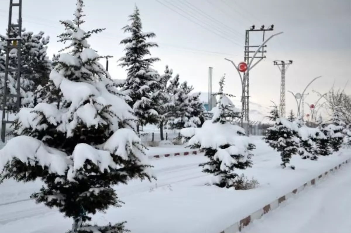 ERCİŞ'TE KAR KALINLIĞI 40 SANTİMETREYE ULAŞTI