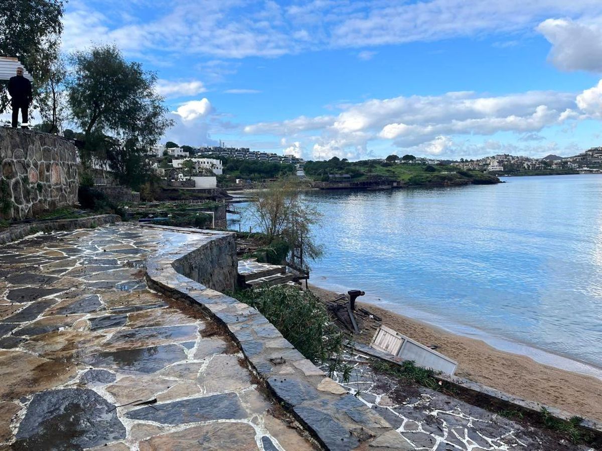 Muğla Bodrum\'da yapılar kaldırılıyor, 4. halk plajı yapılacak