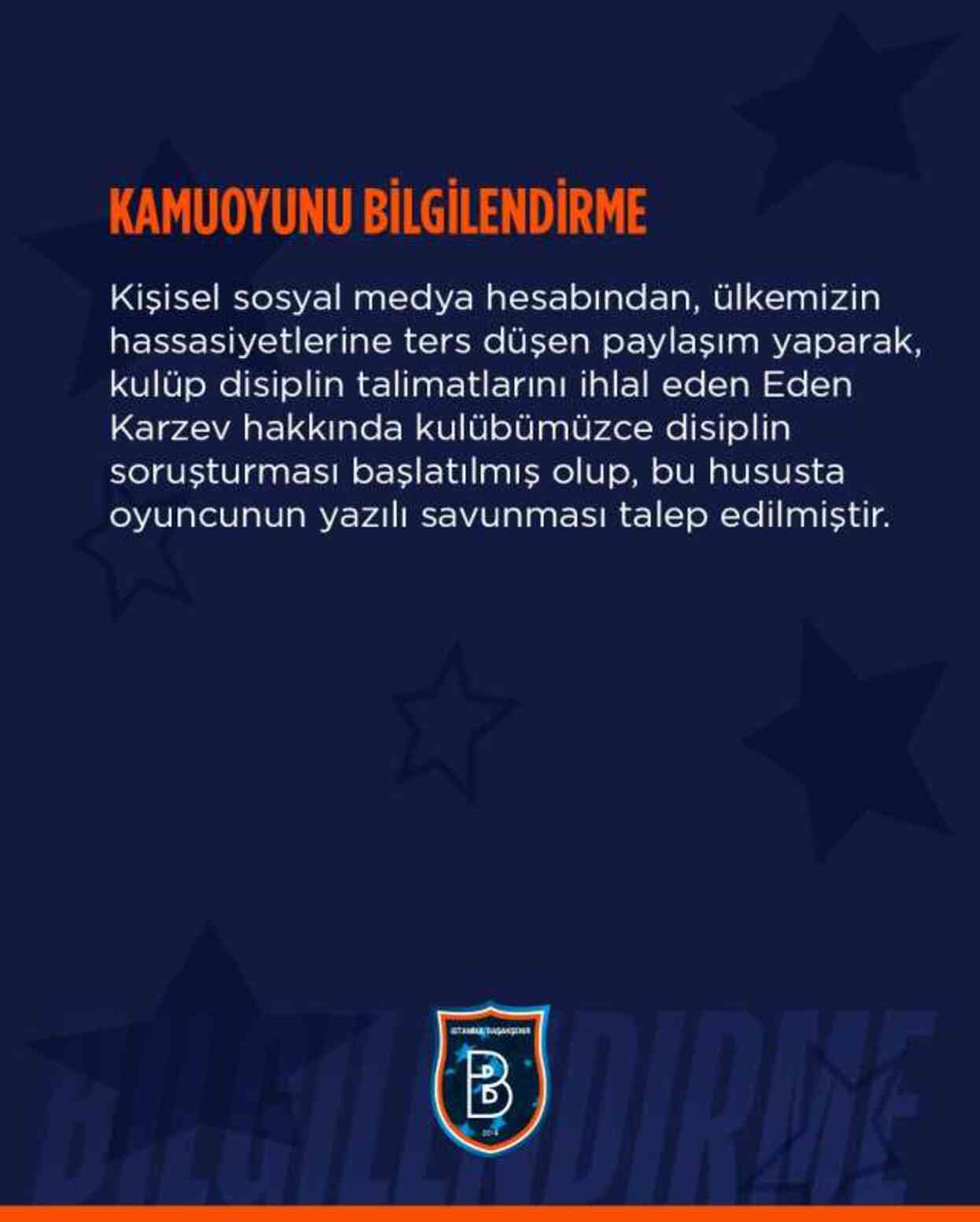 Gözaltına alınan RAMS Başakşehir'in İsrailli futbolcusu Eden Karzev serbest bırakıldı 3 Gözaltına alınan RAMS Başakşehir'in İsrailli futbolcusu Eden Karzev serbest bırakıldı 3