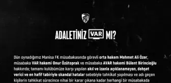 Kocaelispor, Manisa FK maçındaki hakemler hakkında tahkikat istedi