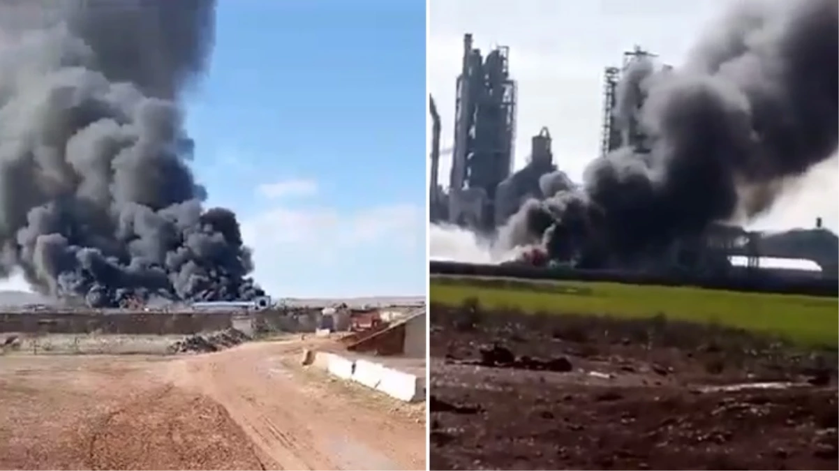 MİT, terör örgütünün karargah olarak kullandığı Kobani\'deki Lafarge fabrikasını bombaladı