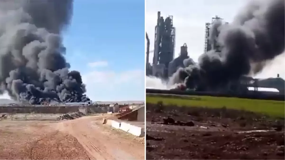 MİT, terör örgütünün karargah olarak kullandığı Kobani'deki Lafarge  fabrikasını bombaladı - Son Dakika