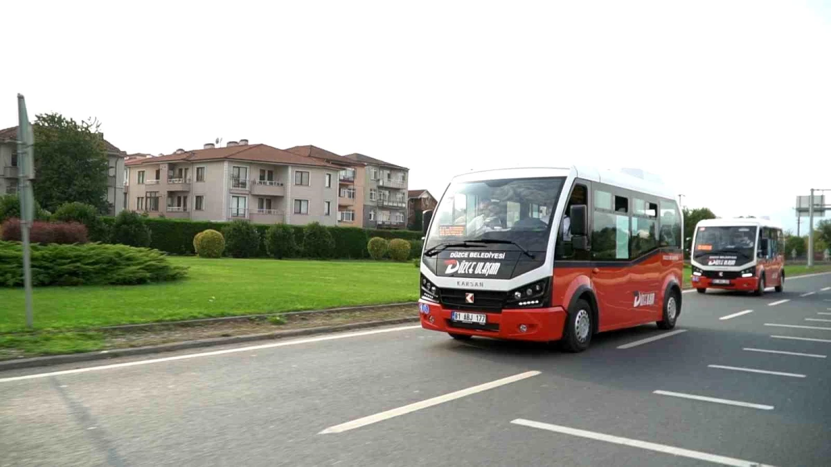Düzce Belediyesi, Kabalak ve Bahçeşehir\'den Muncurlu\'ya yeni otobüs hatları açtı