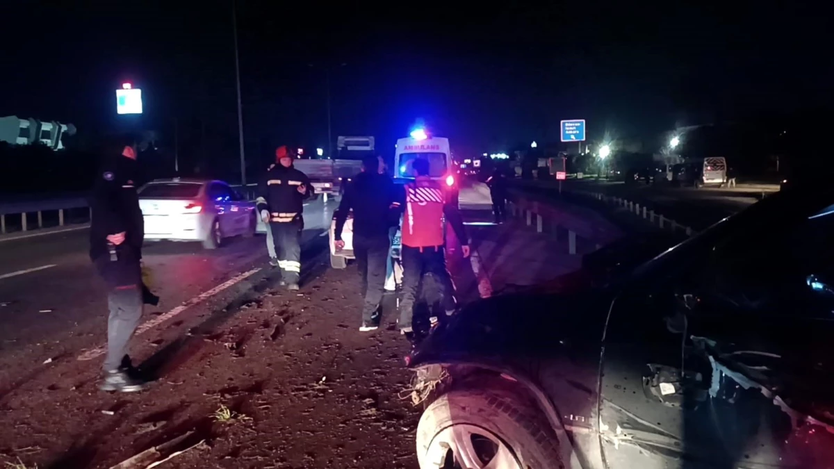 Gebze\'de kaza: Otomobil takla attı, sürücü kaçtı