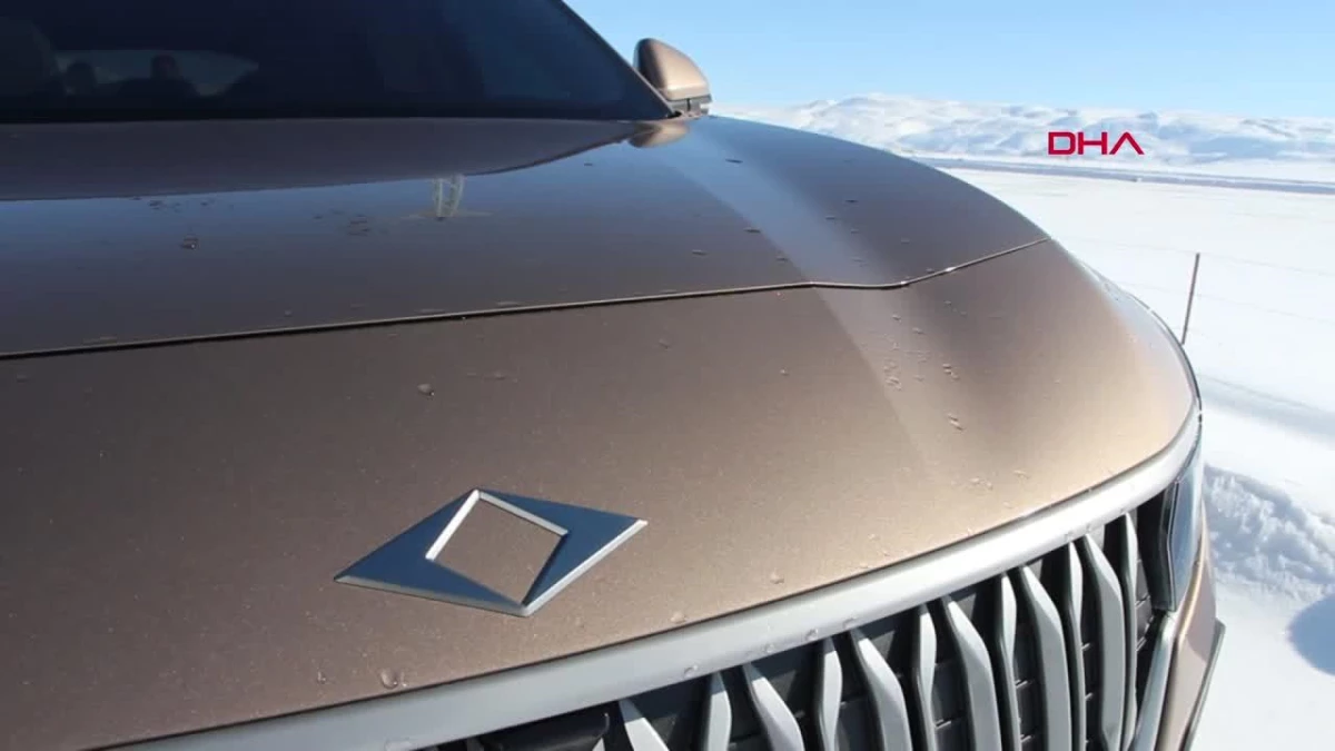 Bingöl\'de yerli otomobil Togg, karlı yollarda test edildi