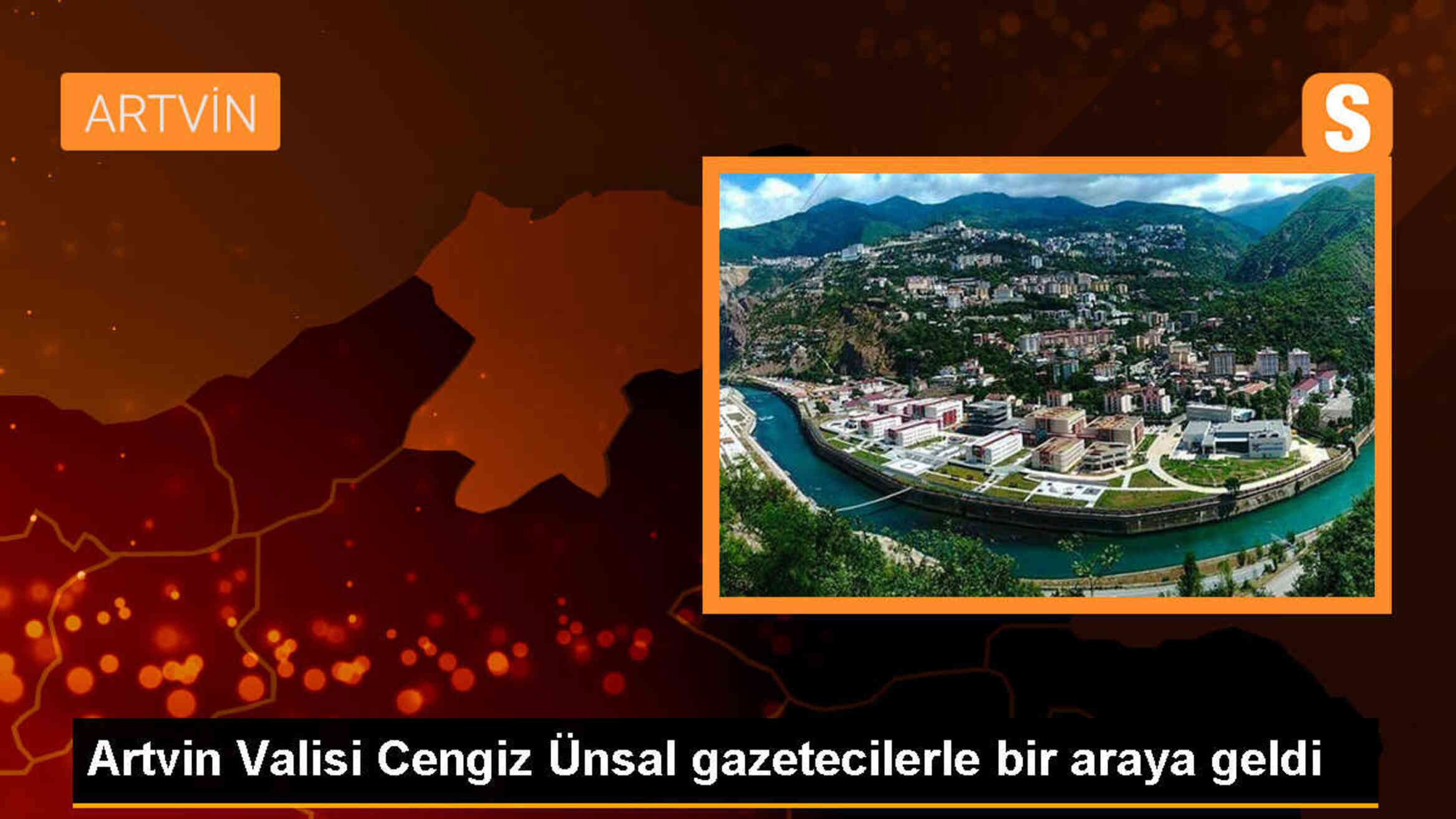 Artvin Valisi Cengiz Ünsal, Basın Mensuplarıyla Bir Araya Geldi