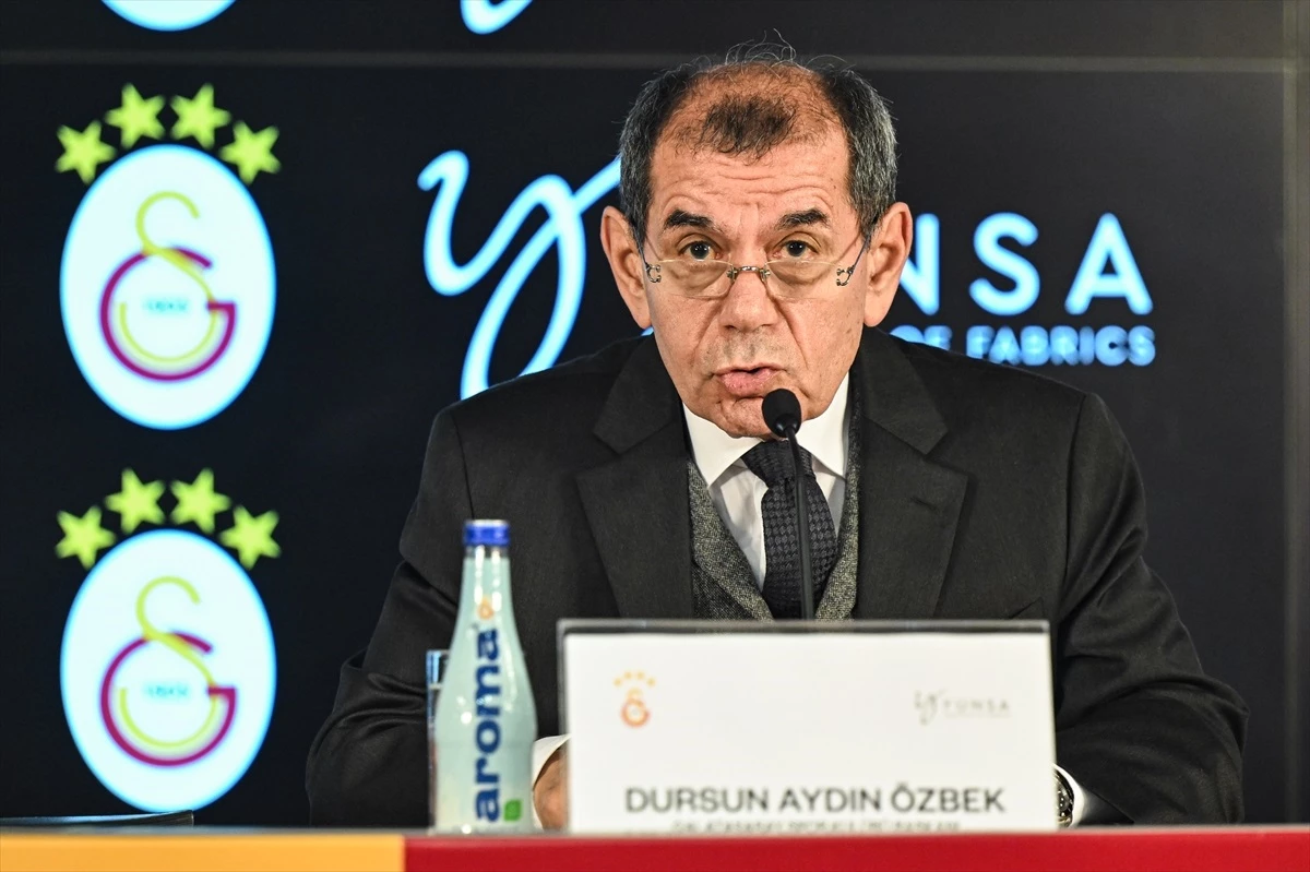 Galatasaray Başkanı Dursun Özbek: Şampiyonluk yürüyüşümüze engel olunmak isteniyor