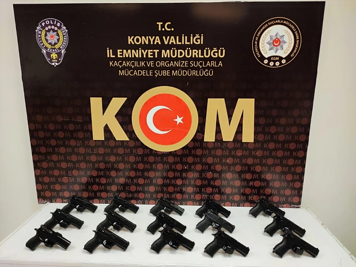 Konya\'da Kaçakçılık Operasyonunda 16 Şüpheli Gözaltına Alındı