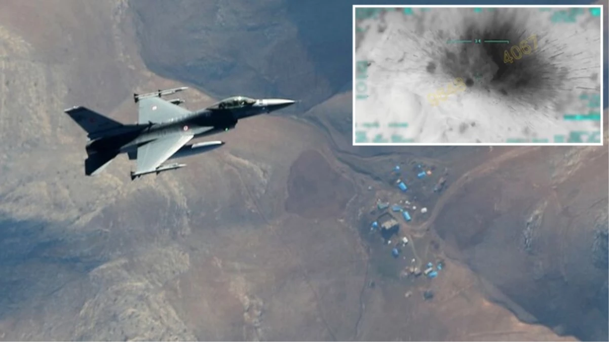 MSB, Irak ve Suriye\'nin kuzeyine yönelik hava harekatının görüntülerini paylaştı