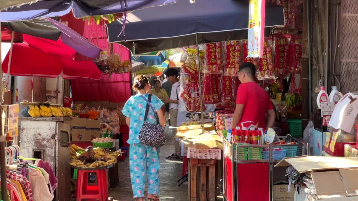 Myanmar\'da Çin Mahallesi Ay Yeni Yılı\'na hazırlanıyor