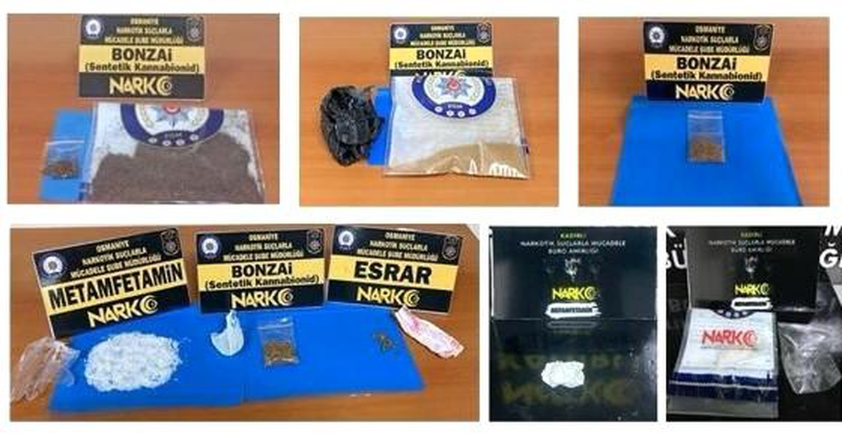 Osmaniye\'de 31 ayrı operasyonda 36 uyuşturucu satıcısı yakalandı