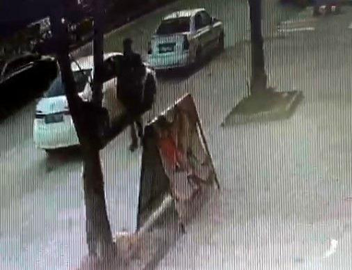 Muş\'ta Park Halindeki Otomobilin Dikiz Aynasını Kıran Şahıs Güvenlik Kamerasına Yakalandı