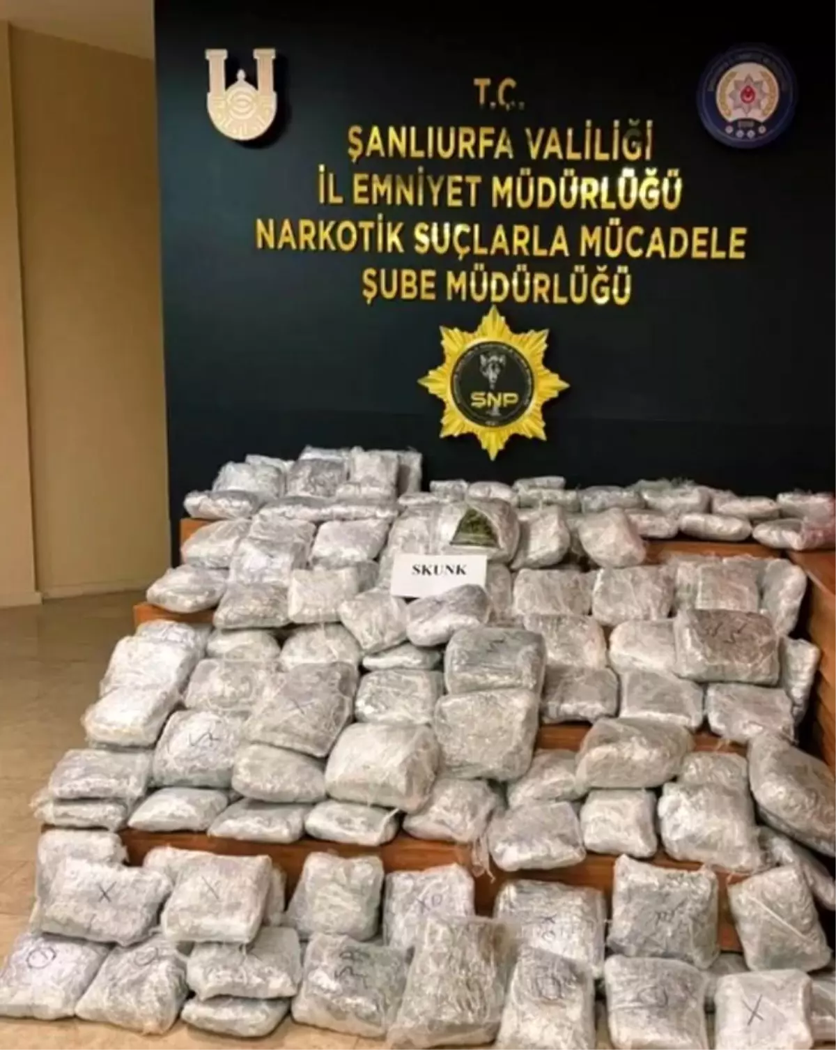 Şanlıurfa\'da 85 Kilo 750 Gram Skunk Ele Geçirildi