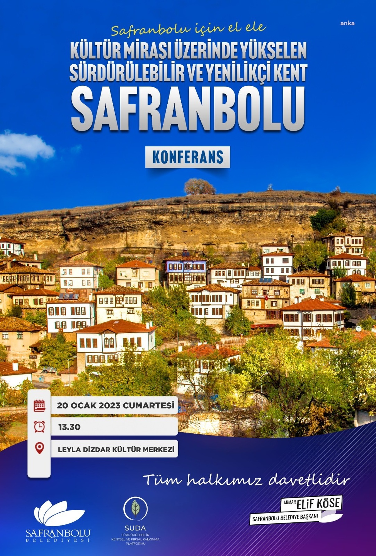 Safranbolu\'da Sürdürülebilir ve Yenilikçi Kent Konferansı Düzenlenecek