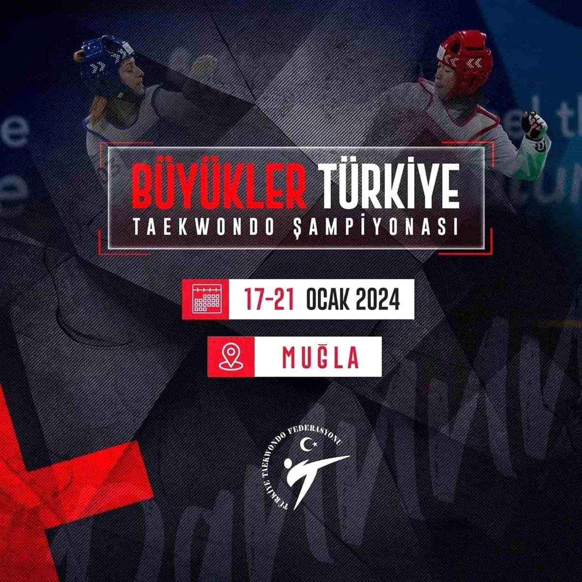 Tekvando Büyükler Türkiye Şampiyonası Menteşe\'de düzenlenecek
