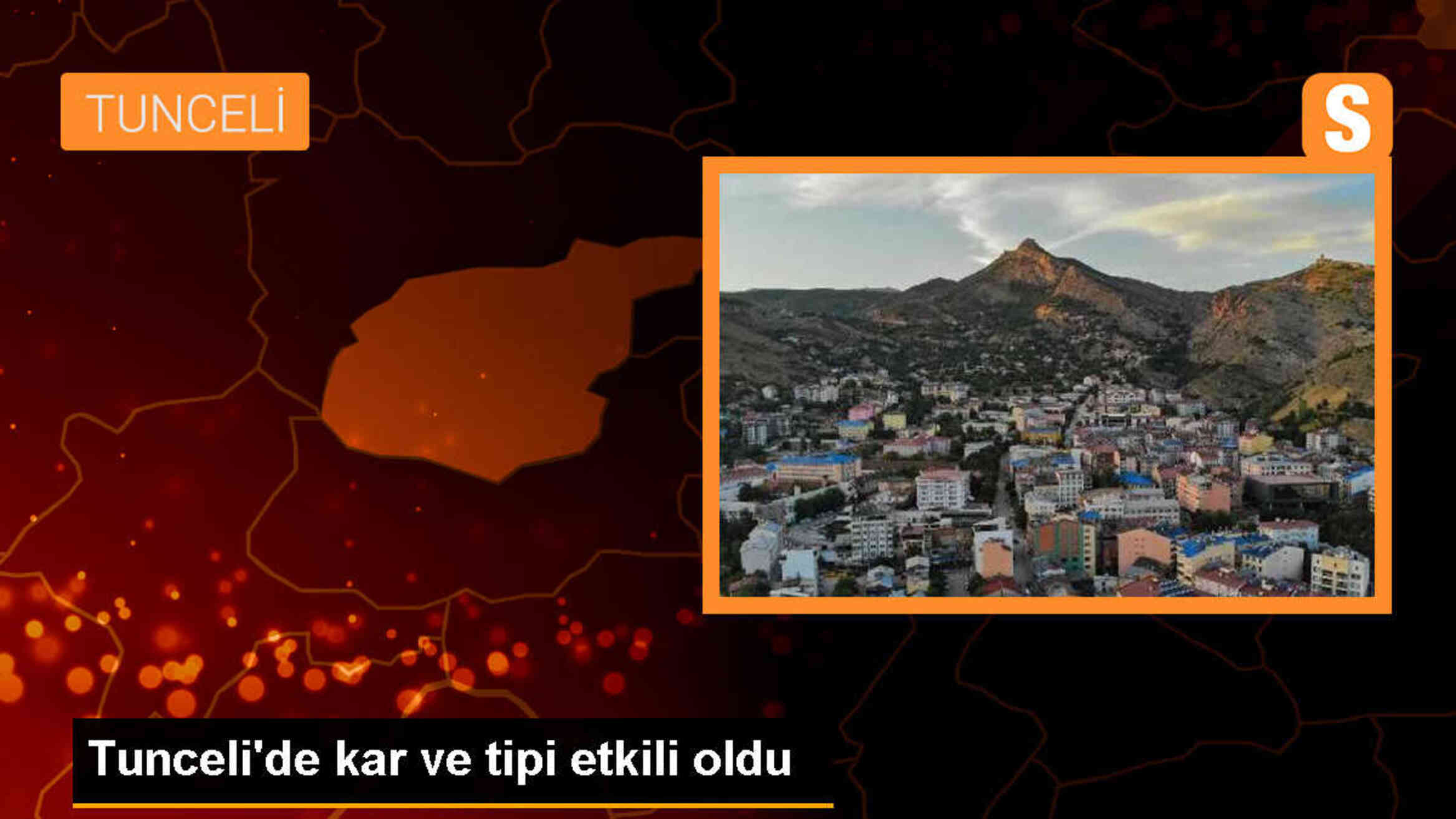 Tunceli\'de Kar ve Tipi Yaşamı Olumsuz Etkiledi