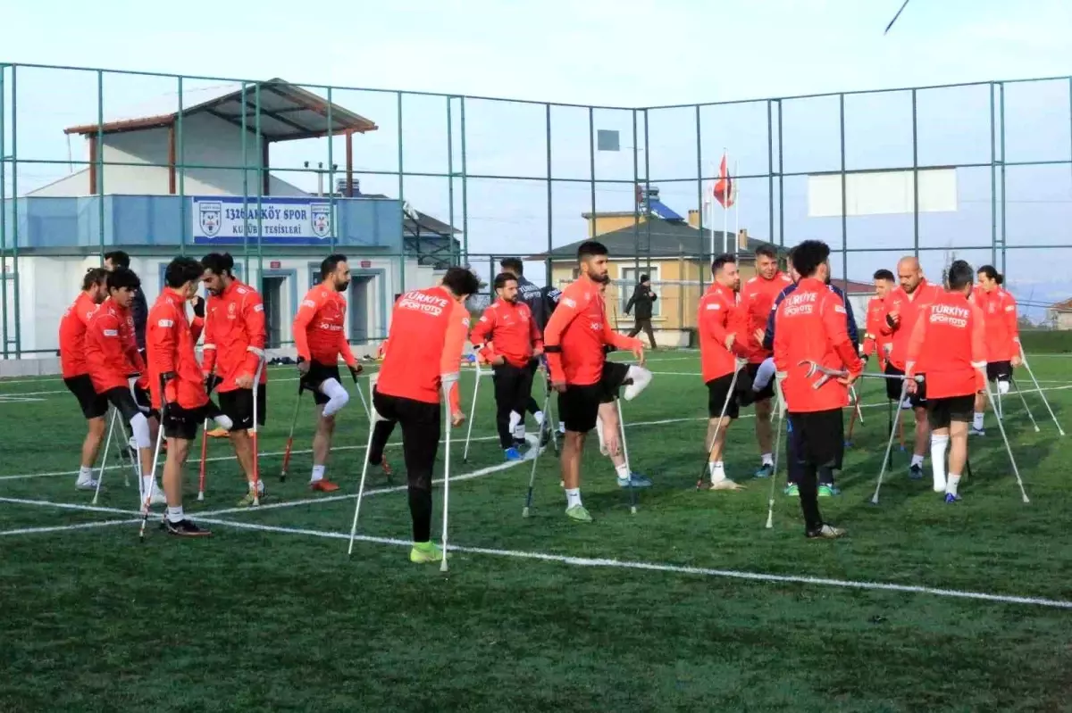 Türkiye Ampute Milli Futbol Takımı Yalova\'da kampa girdi