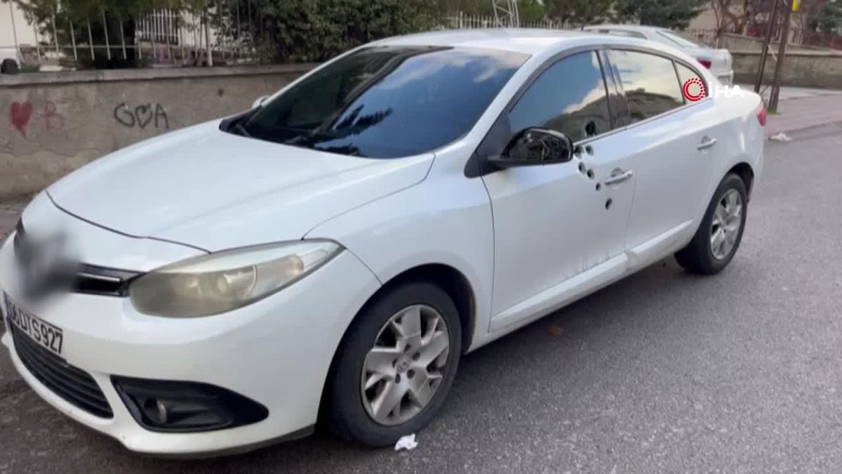 Başkent\'te baba ve oğluna araçta silahlı saldırı