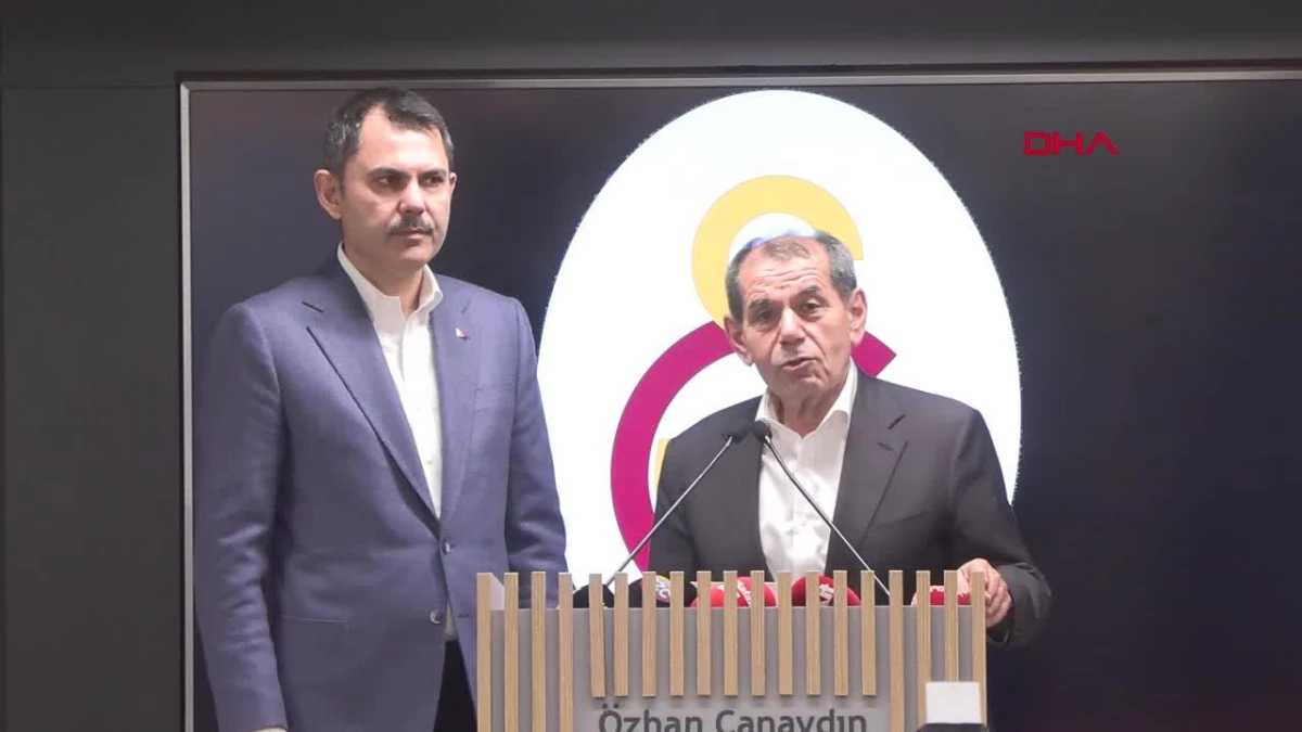 AK Parti İstanbul Büyükşehir Belediye Başkan Adayı Murat Kurum, Galatasaray Spor Kulübü\'nü ziyaret etti
