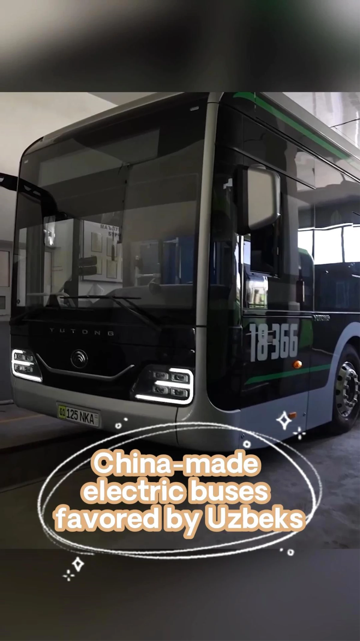 Özbekistan\'ın Başkenti Taşkent\'te Çin Yapımı Elektrikli Otobüsler Hizmet Veriyor