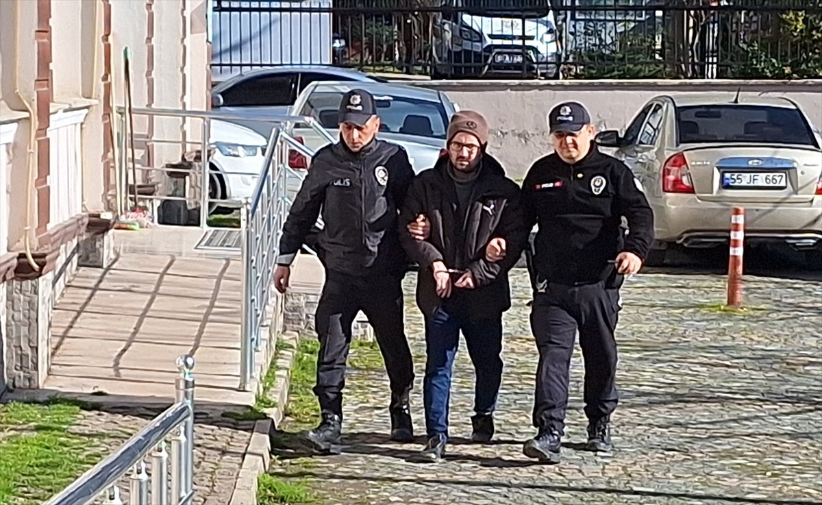 Samsun\'un Bafra ilçesinde gözaltına alınan hırsızlık şüphelisi tutuklandı