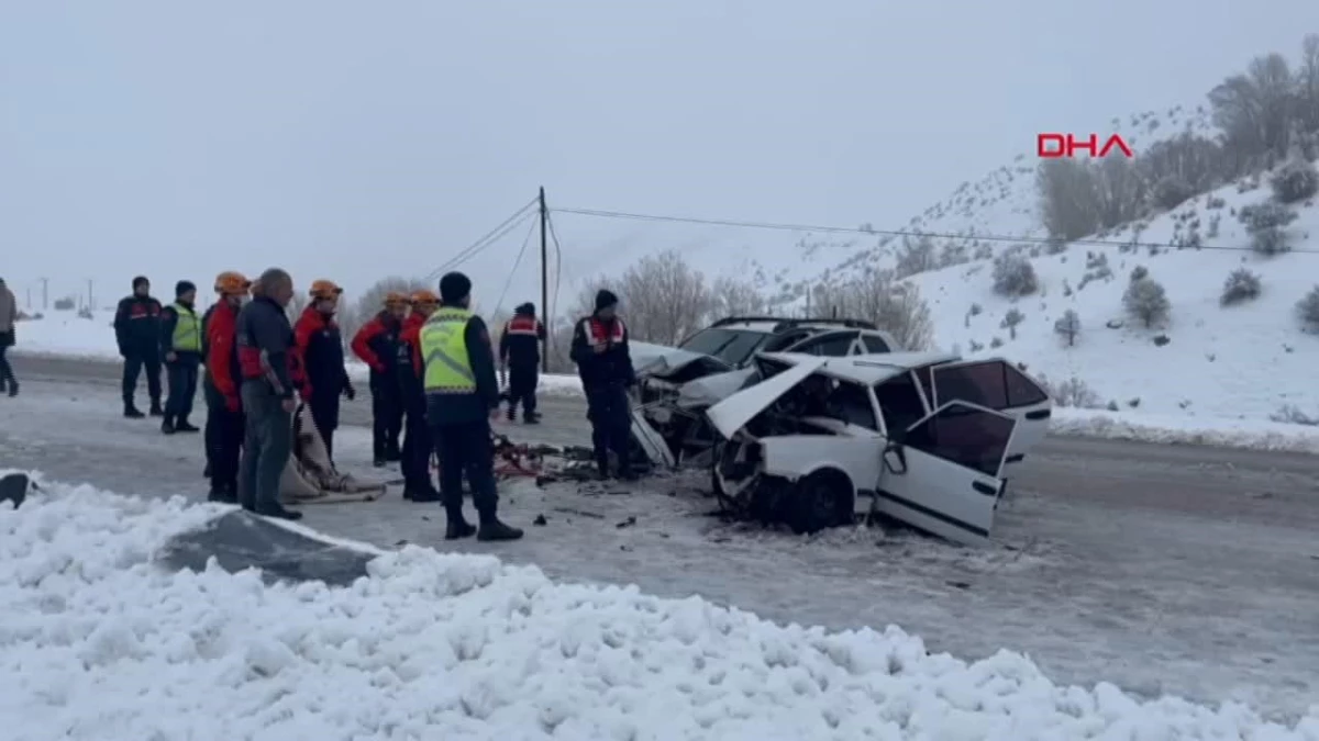 Sivas Zara\'da Kar Kazası: 1 Ölü, 6 Yaralı