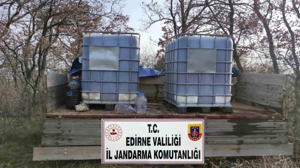 Edirne\'de Kaçak Şarap Operasyonu: 2 Bin 200 Litre Ele Geçirildi