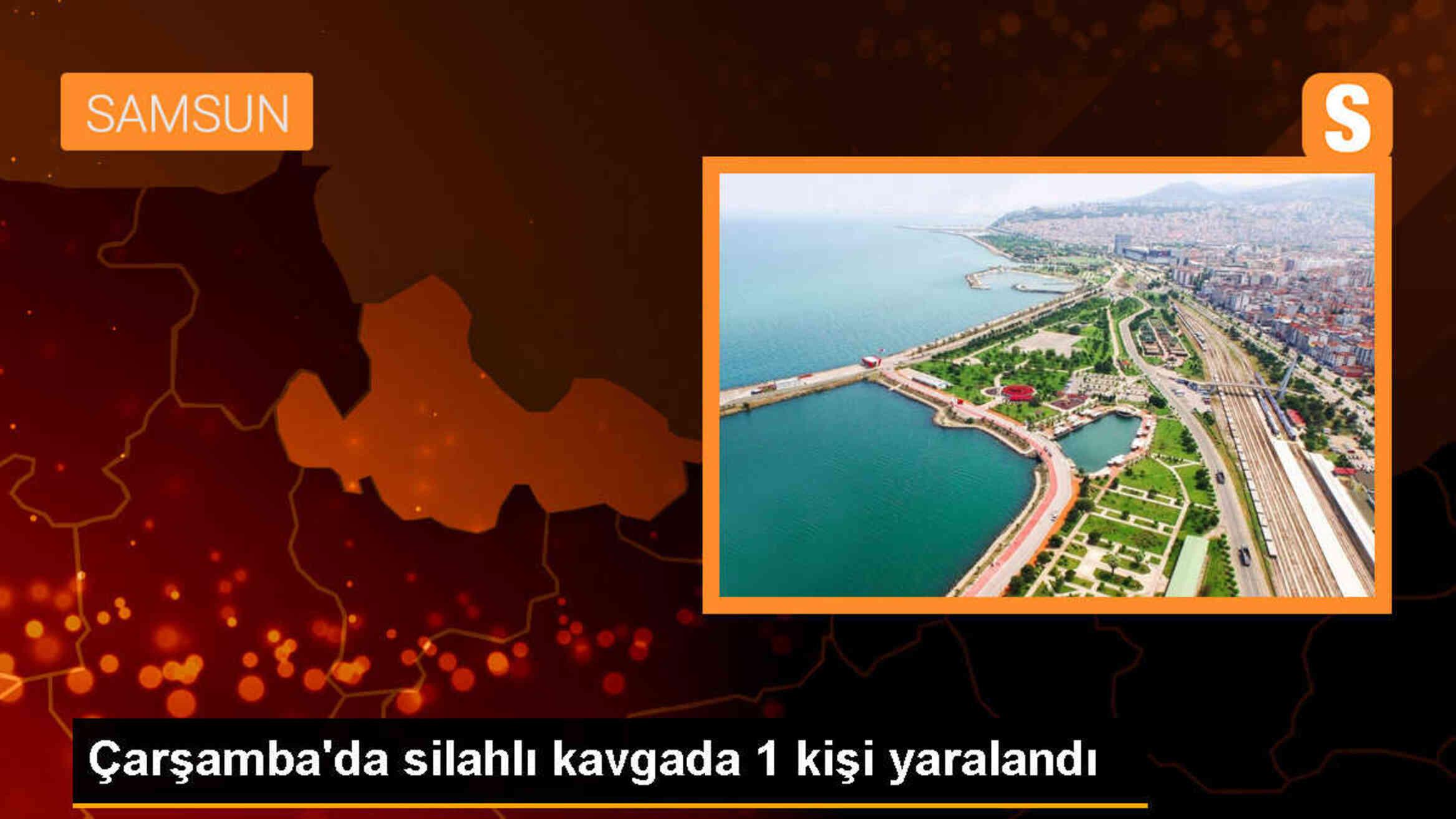 Samsun\'da Silahlı Kavga: 1 Yaralı