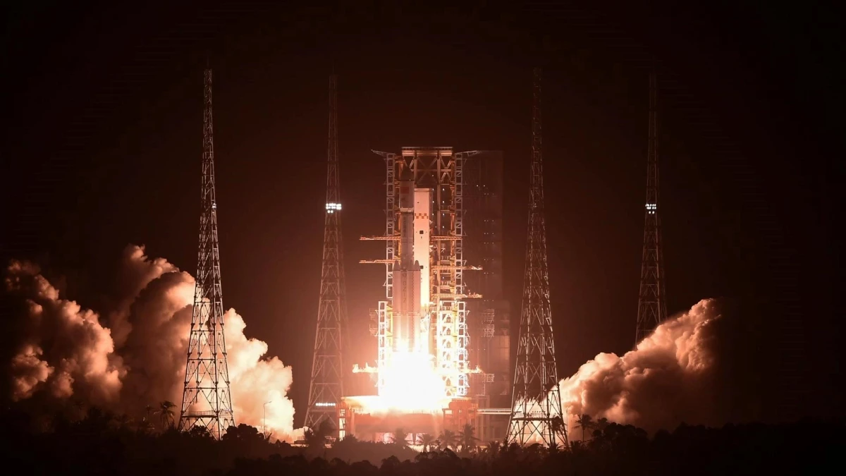Çin, Tiangong Uzay İstasyonuna Malzeme Göndermek İçin Tianzhou-7 Kargo Uzay Aracını Fırlattı