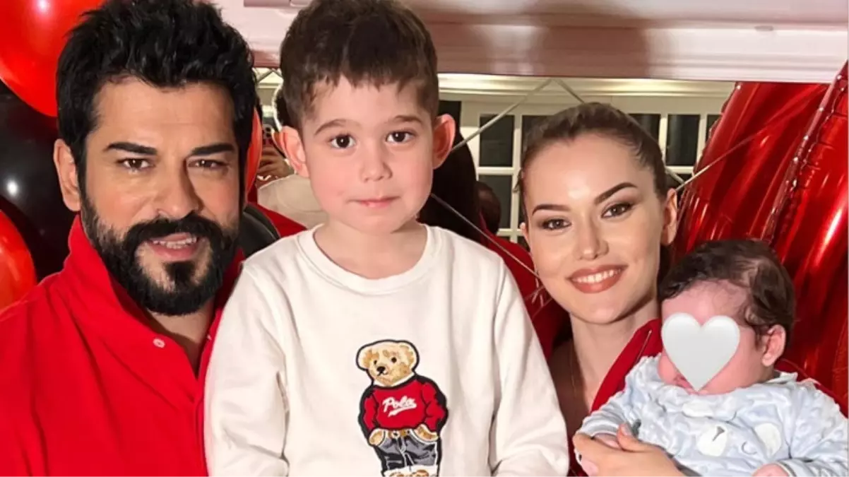 Fahriye Evcen, oğlunun doğum gününde yüzünü gösterdi