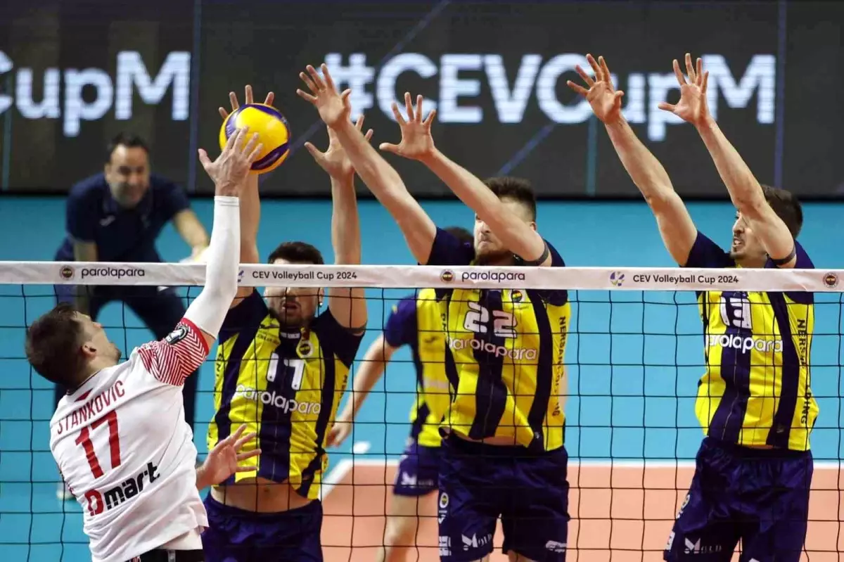 Fenerbahçe Erkek Voleybol Takımı CEV Cup\'ta çeyrek finale yükseldi