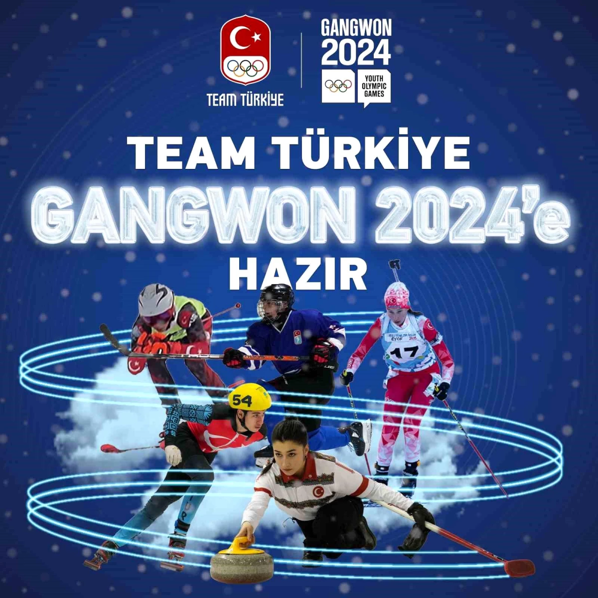 Türkiye, Gangwon 2024 Kış Gençlik Olimpiyat Oyunları\'nda 24 milli sporcuyla temsil edilecek