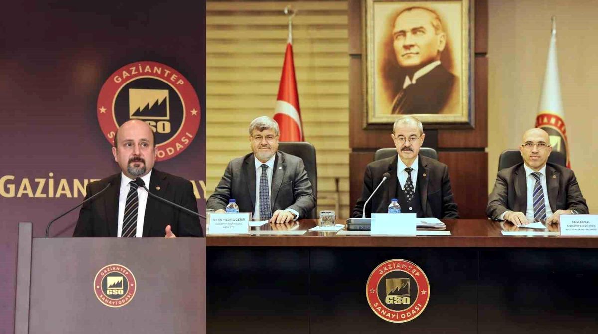 Gaziantep Sanayi Odası\'nın Ocak Ayı Meclis Toplantısı Gerçekleştirildi