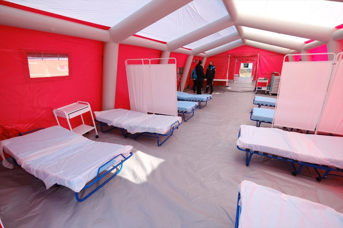 Kırklareli\'nde sahra hastanesi kurulumu tatbikatı gerçekleştirildi
