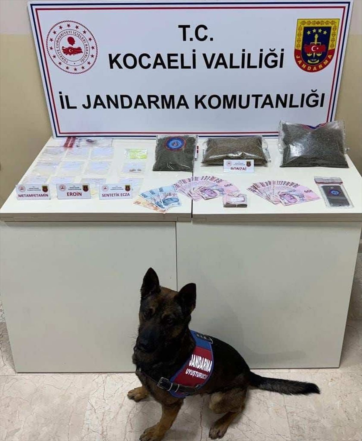 Kocaeli\'de düzenlenen uyuşturucu operasyonunda 2 kişi gözaltına alındı