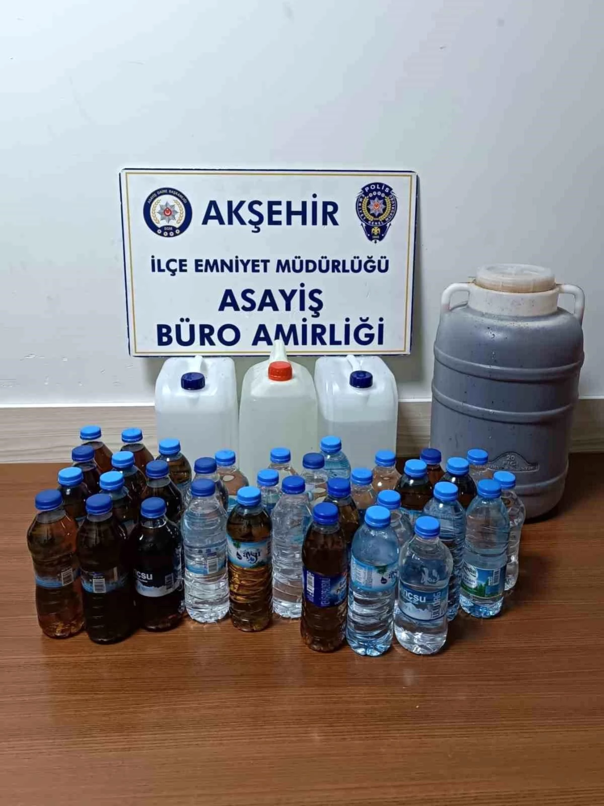 Akşehir\'de Sahte İçki Operasyonunda 1 Kişi Tutuklandı