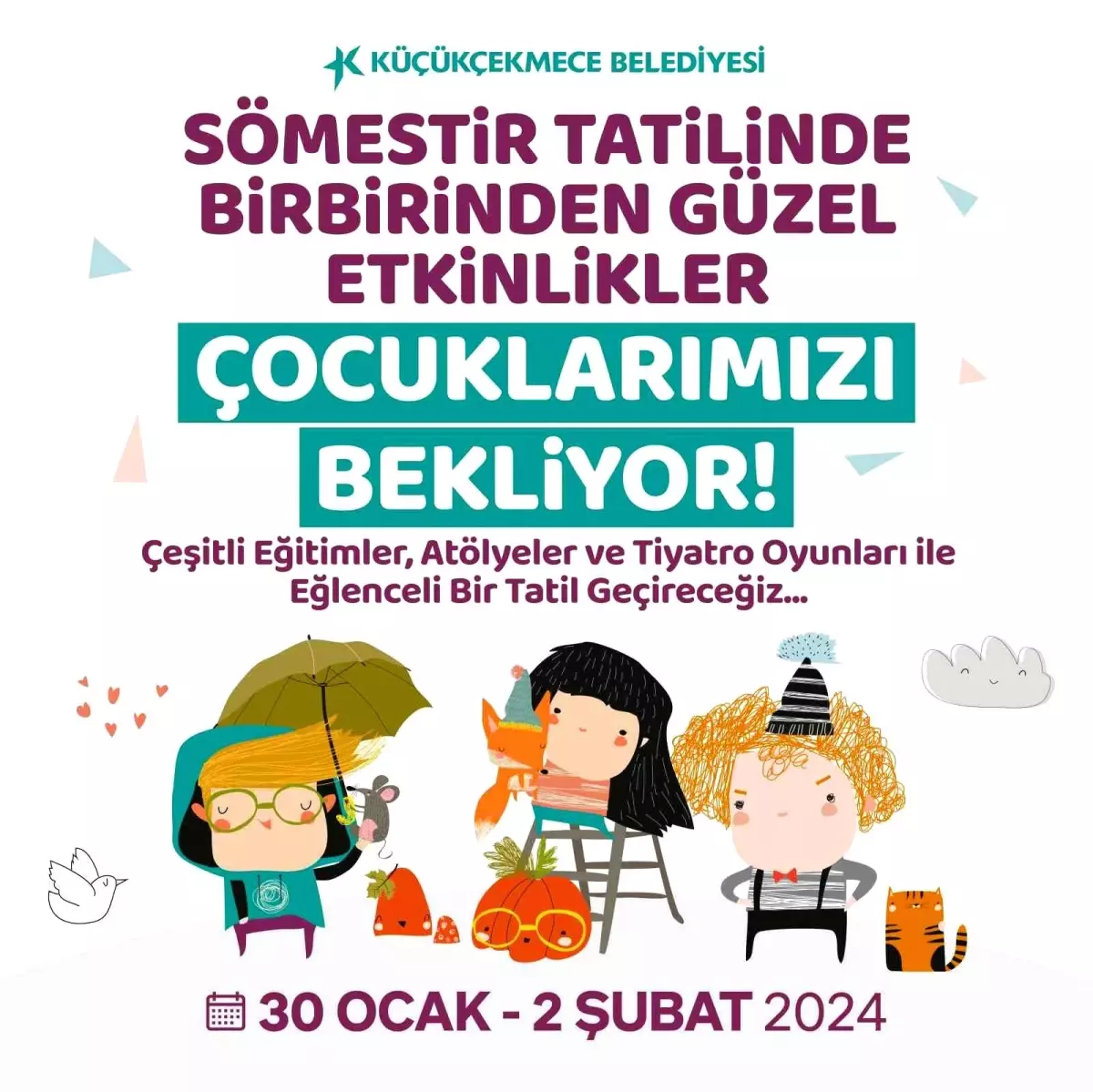 Küçükçekmece\'de Öğrencilere Ücretsiz Etkinlikler