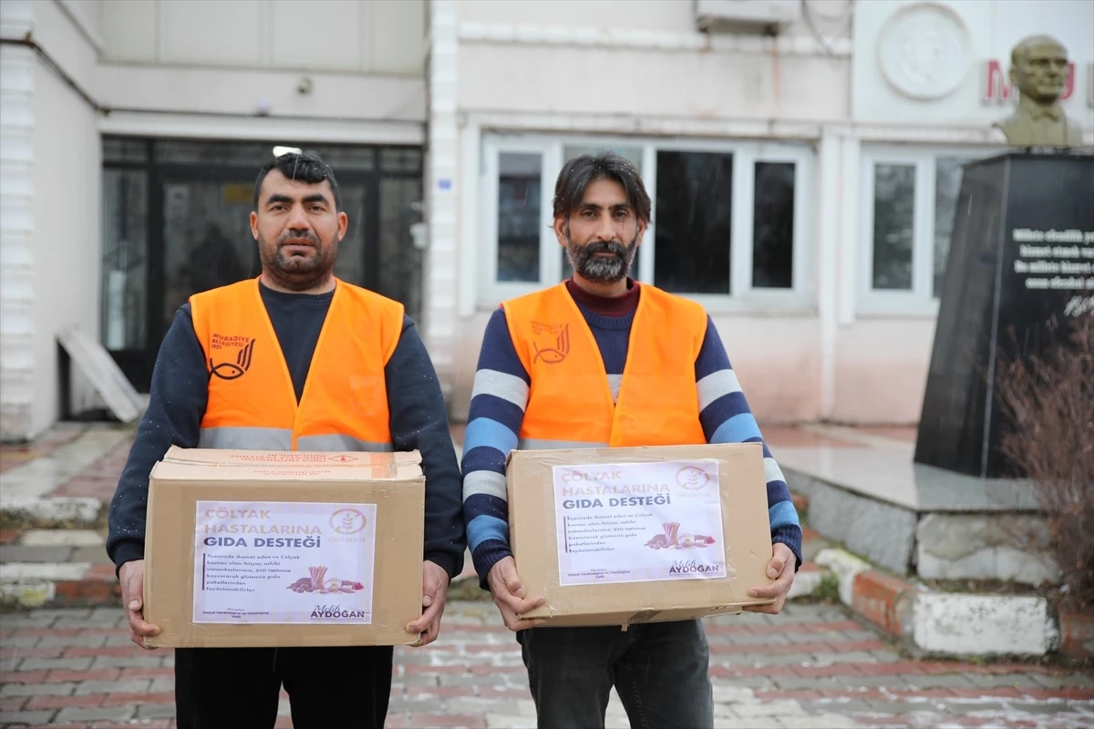 Muradiye Belediyesi, Çölyak Hastalarına Destek Projesi ile Glütensiz Gıda Kolisi Dağıtıyor