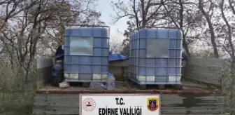 Uzunköprü'de Ormanda Sahte İçki Operasyonu