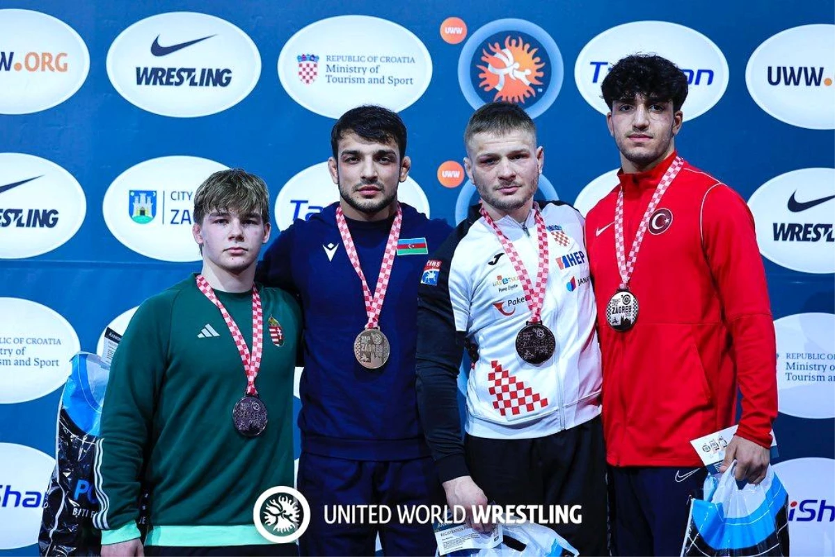 Muhammet Ali Göçmen, Zagreb Open\'da bronz madalya kazandı