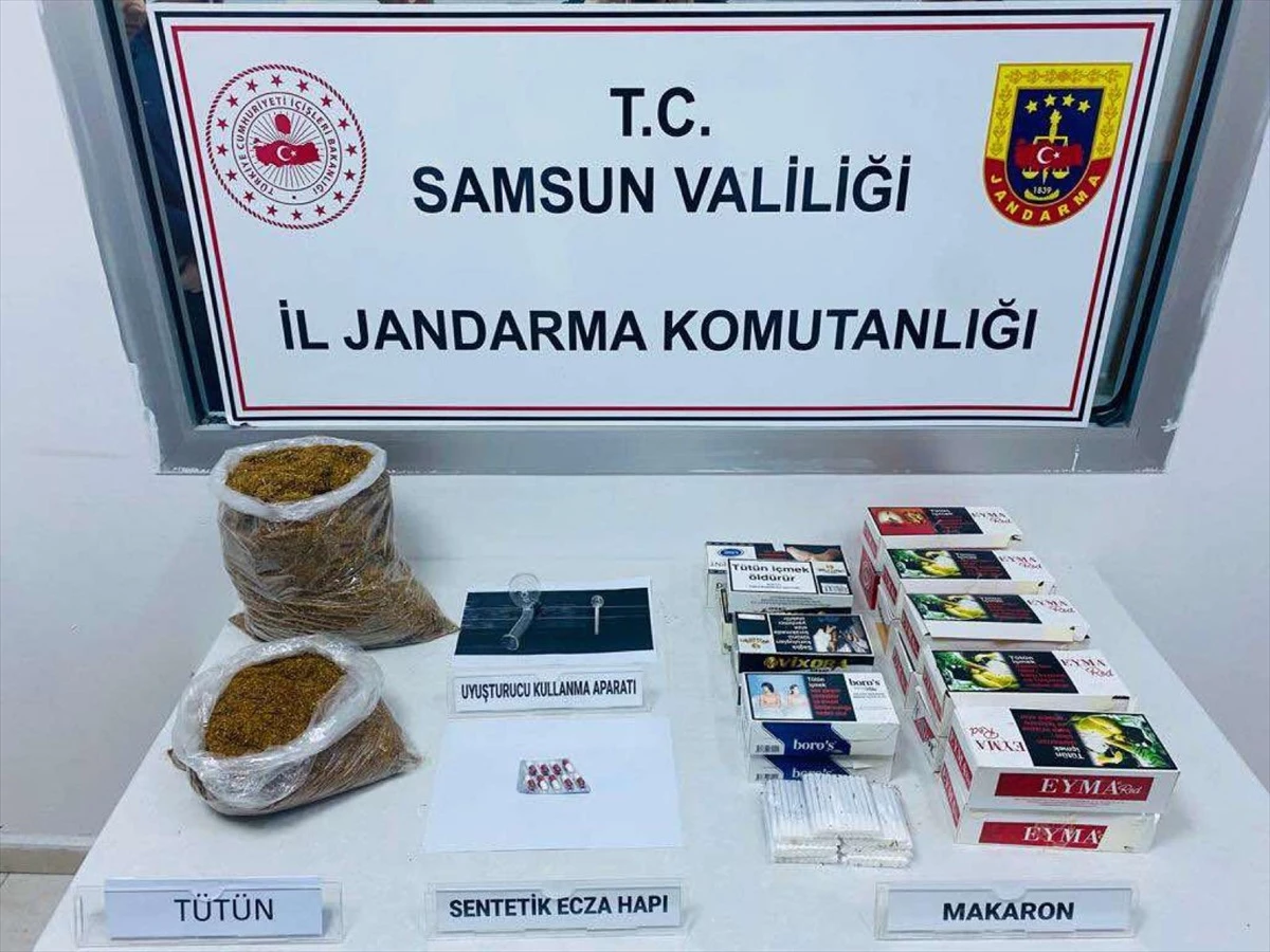 Samsun\'da uyuşturucu ve tütün operasyonunda 1 zanlı gözaltına alındı