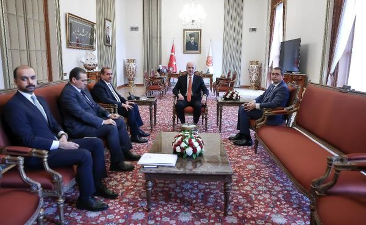 TBMM Başkanı Numan Kurtulmuş, Irak Büyükelçisi\'ni Kabul Etti