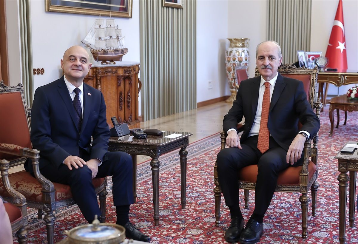 TBMM Başkanı Numan Kurtulmuş, Polonya Büyükelçisi\'ni Kabul Etti